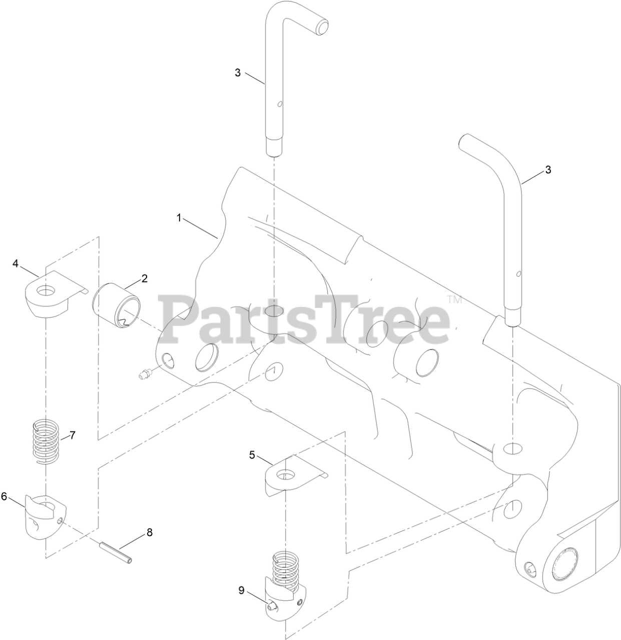 toro dingo parts diagram