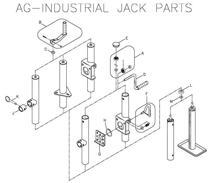 trailer jack parts diagram