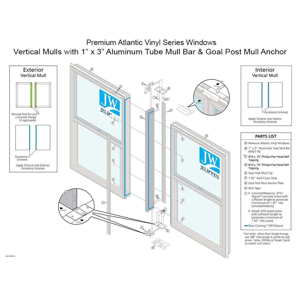 jeld wen patio doors parts diagram