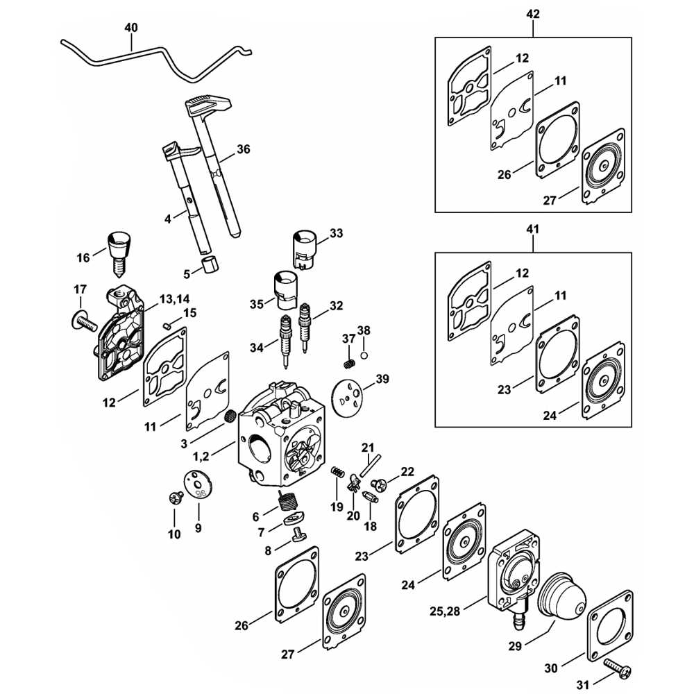 stihl bg 50 replacement parts diagram