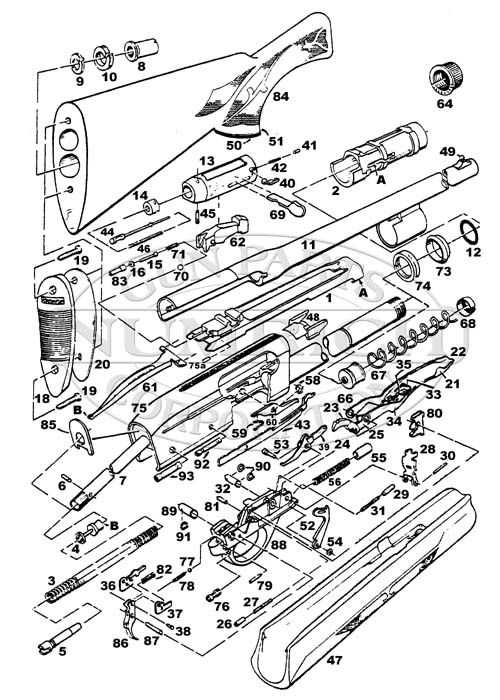 rem 1100 parts diagram