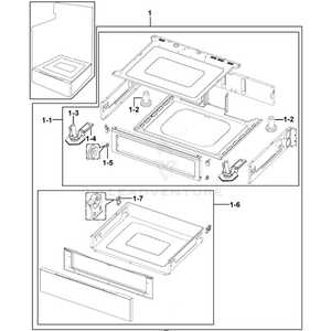 samsung gas stove parts diagram