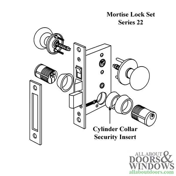 deadbolt parts diagram