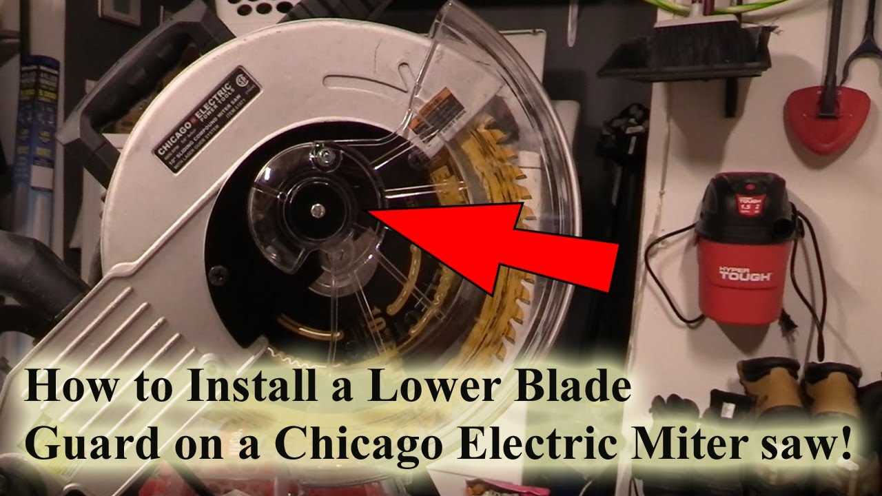 chicago electric miter saw parts diagram