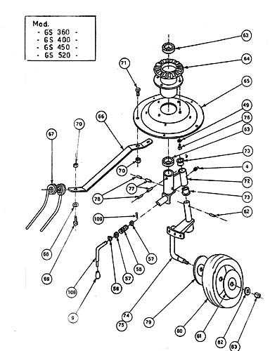 enorossi hay tedder parts diagram