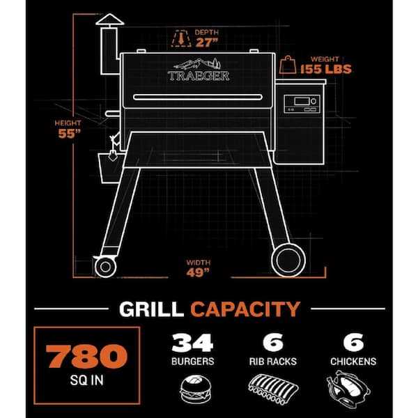 traeger pro 780 parts diagram