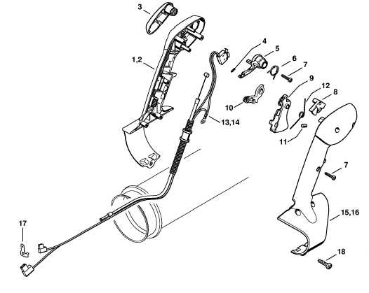 stihl leaf blower parts diagram