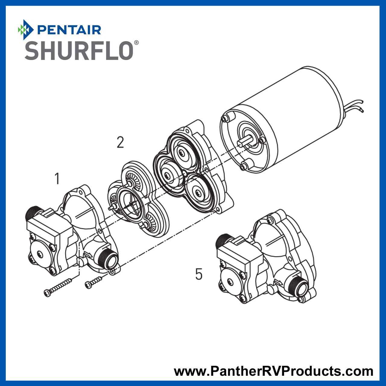 shurflo pump parts diagram