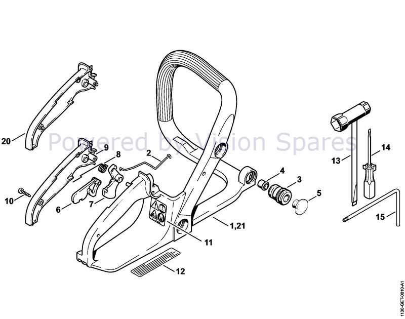 stihl 017 parts diagram