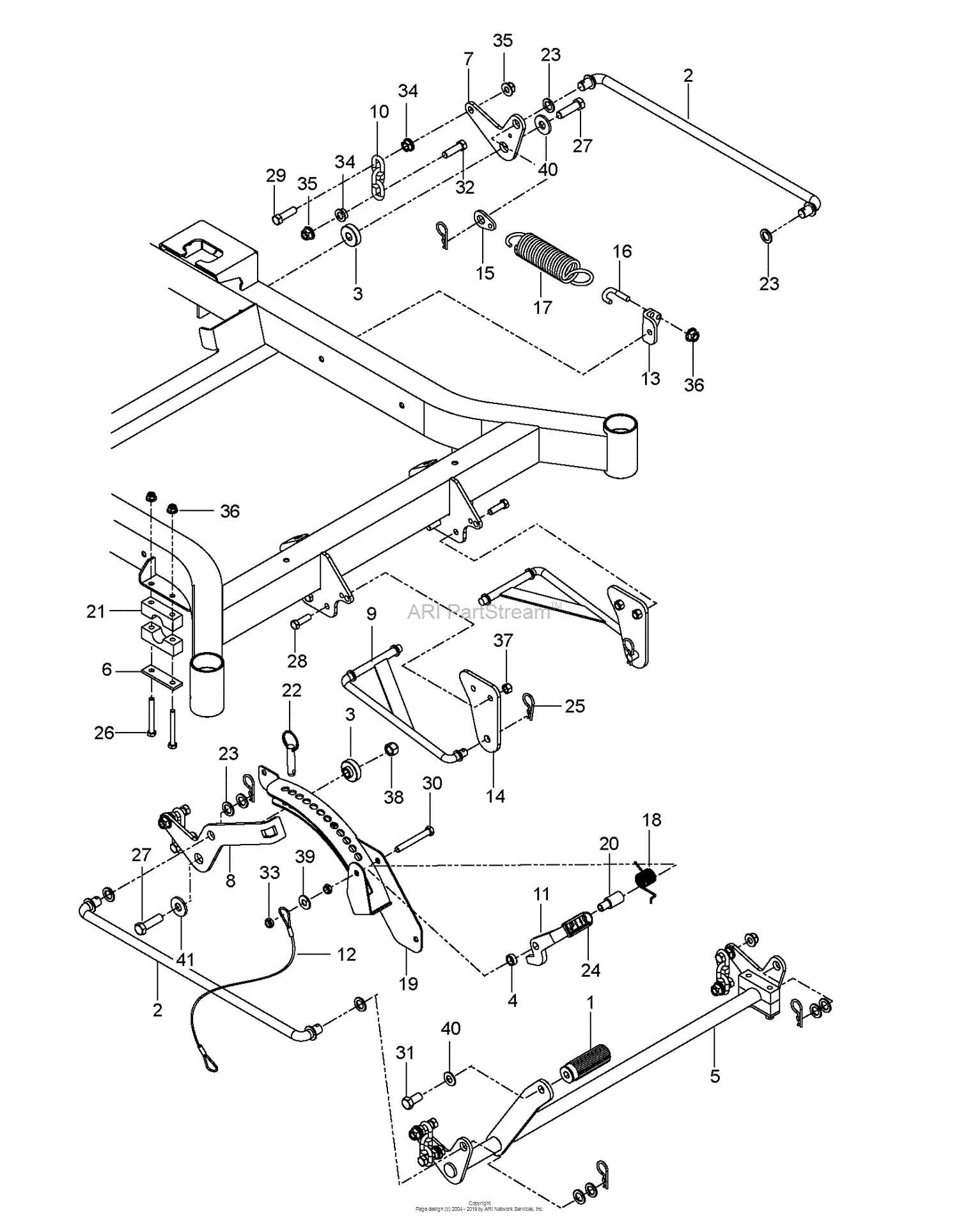 husqvarna zero turn mower parts diagram