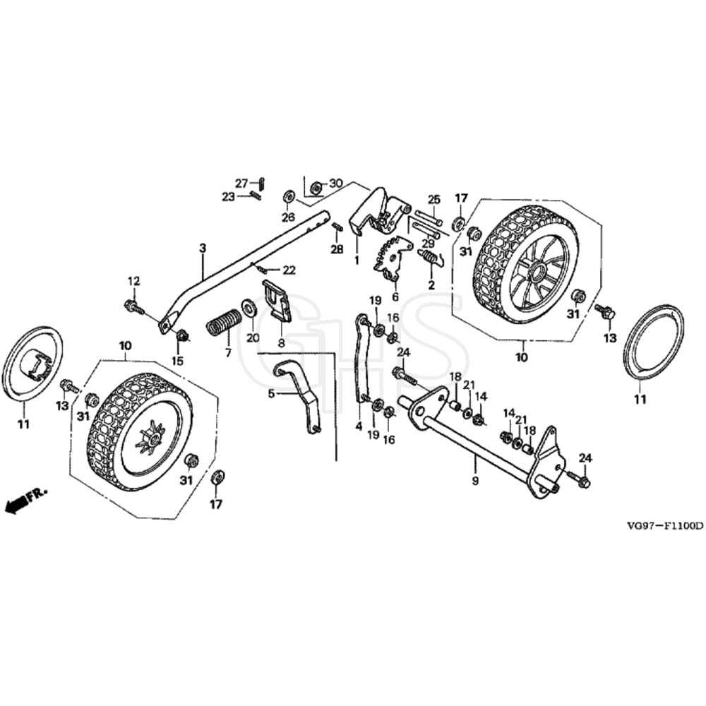 honda gx160 parts diagram