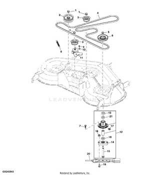 john deere d130 mower deck parts diagram