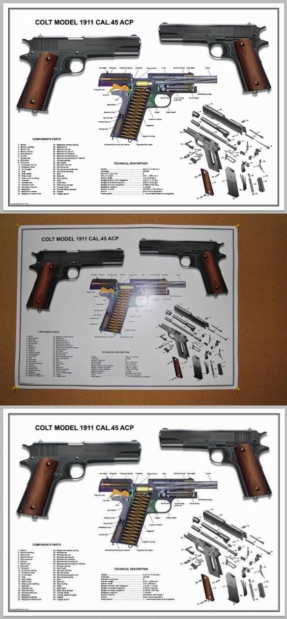 1911 parts diagram