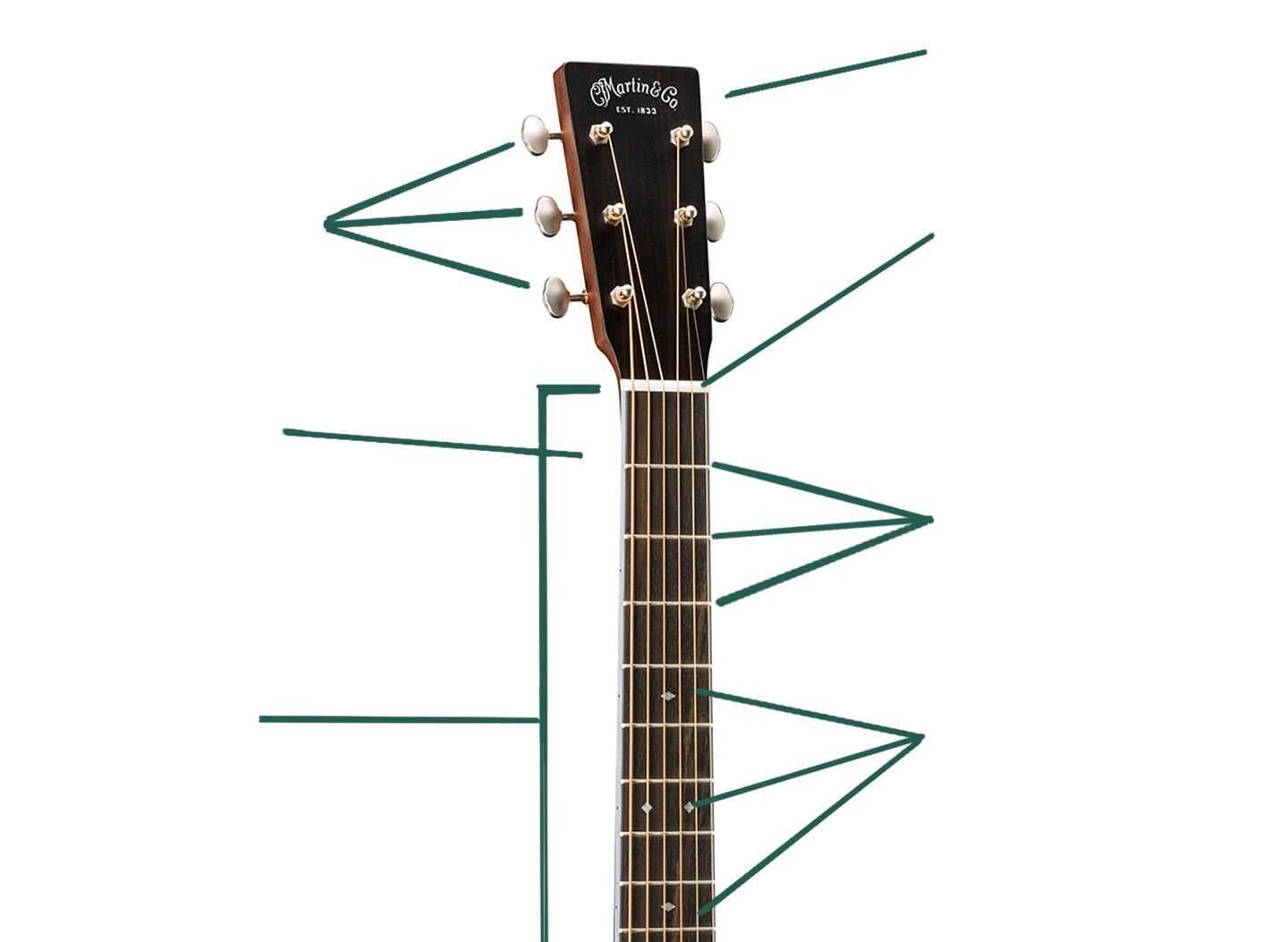 guitar part diagram