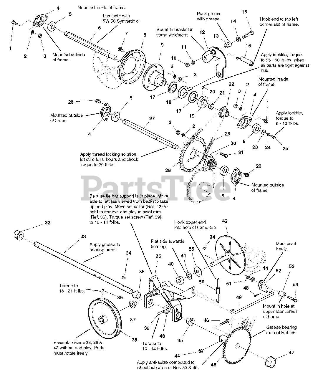 simplicity snow thrower parts diagram