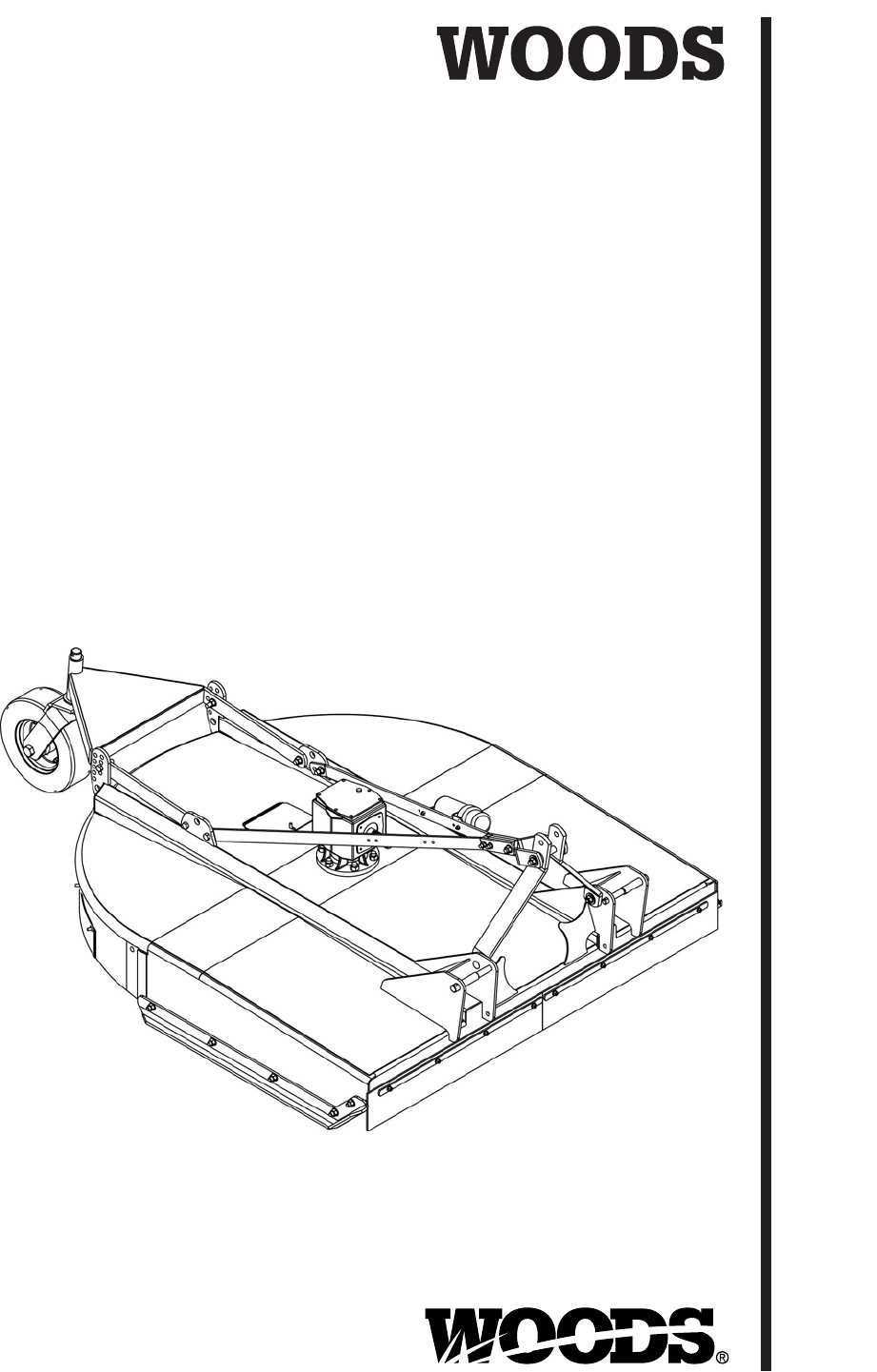 woods bush hog parts diagram