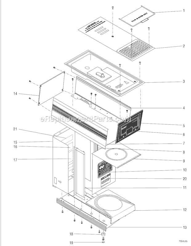 bunn parts diagram