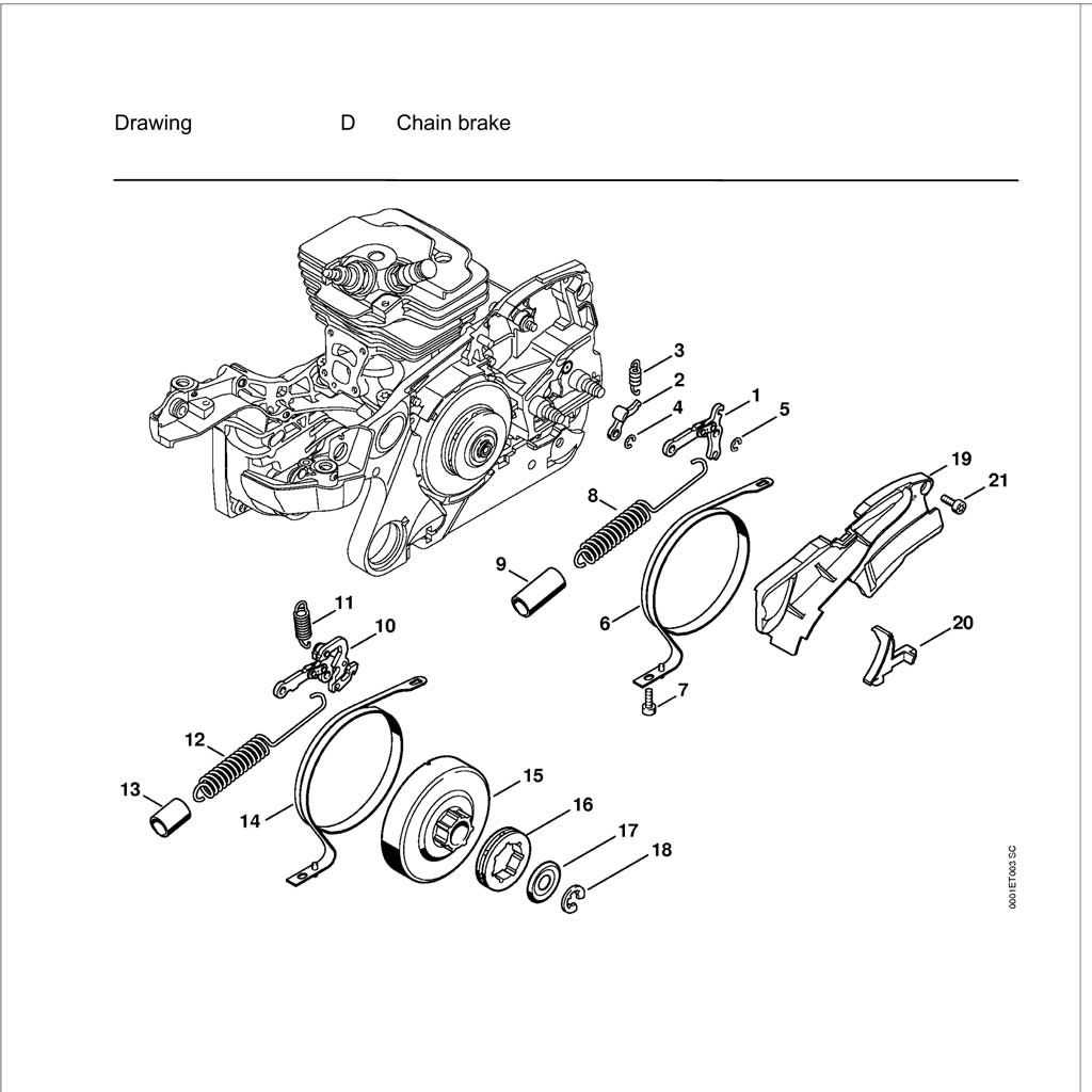 stihl ms261 parts diagram