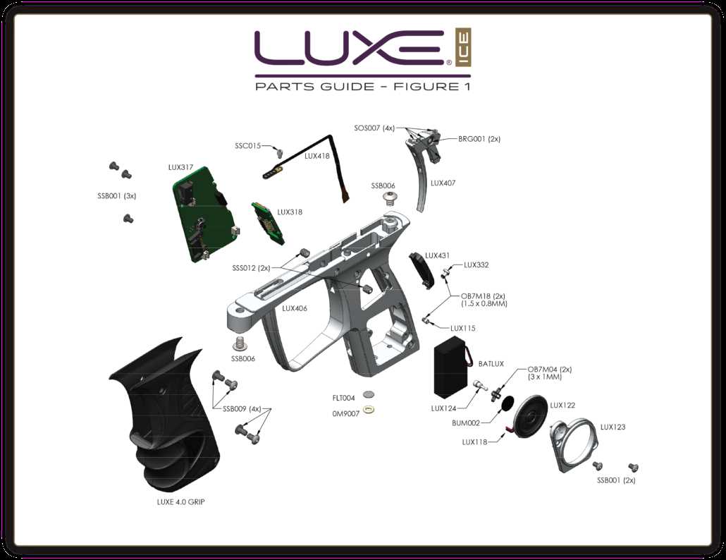 paintball gun parts diagram