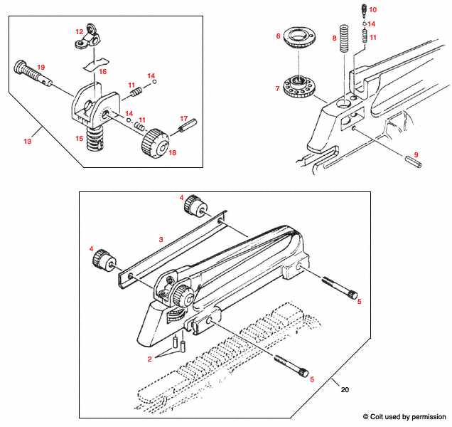 parts diagram of a ar 15