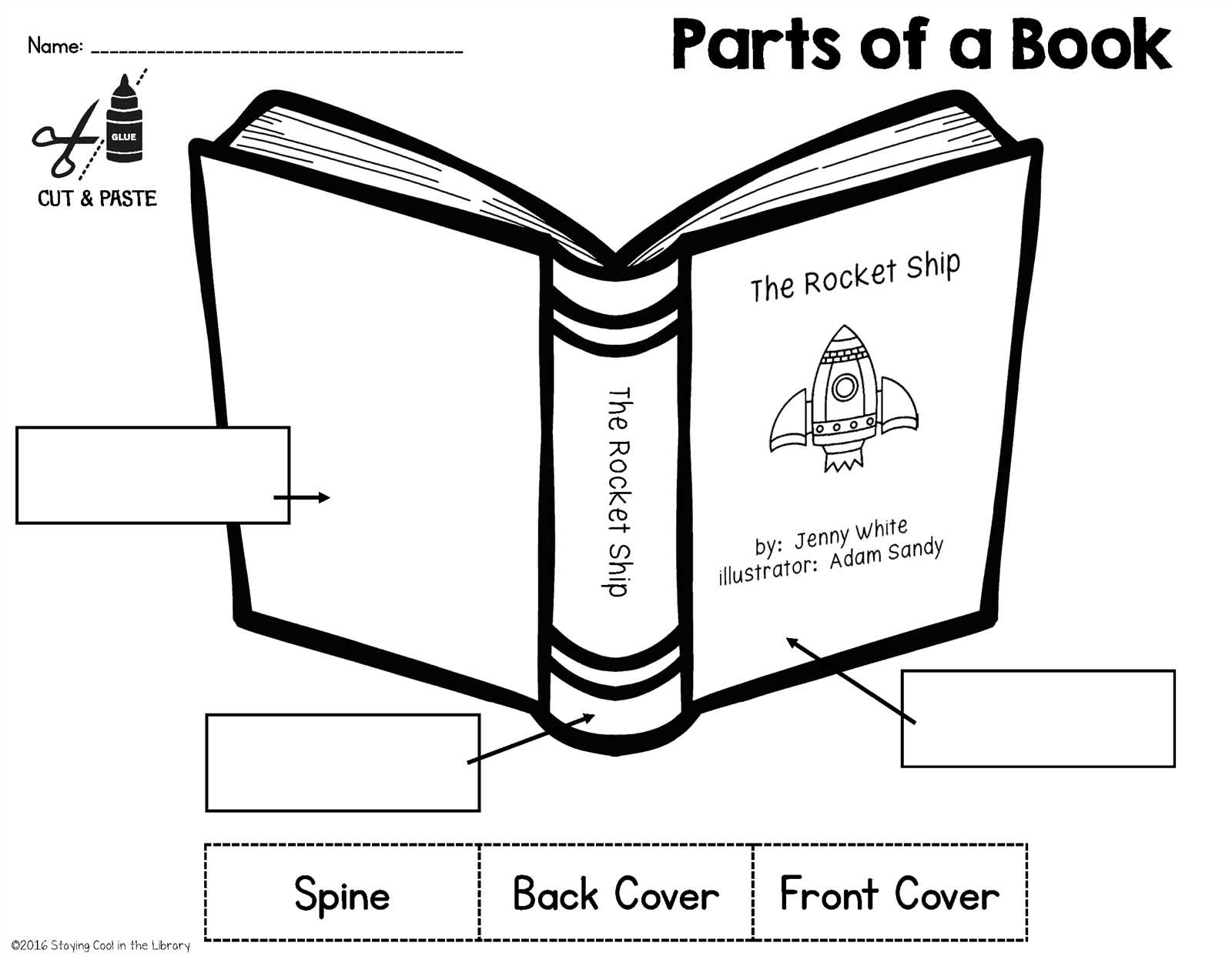 parts of a book diagram