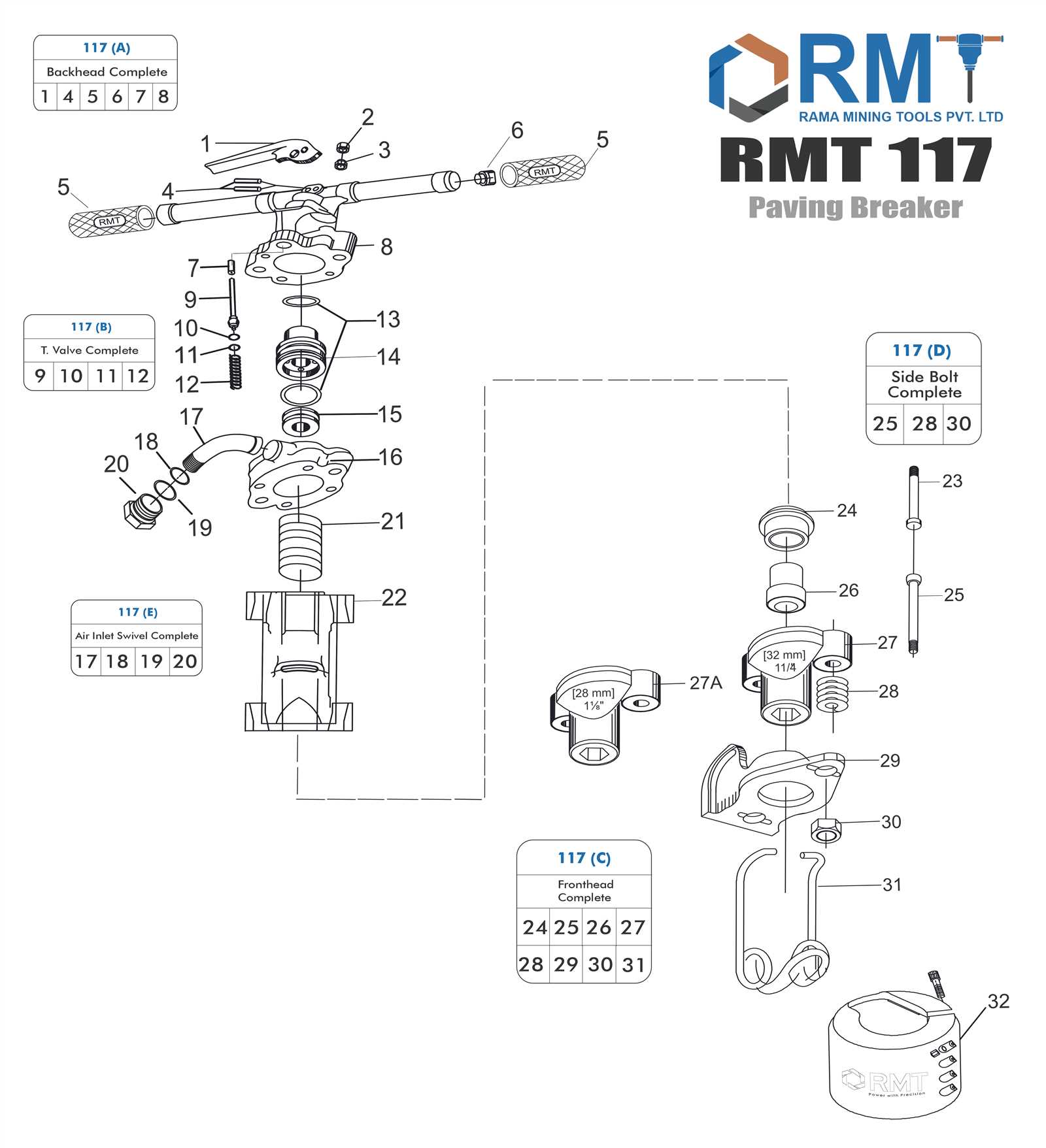 parts of a hammer diagram