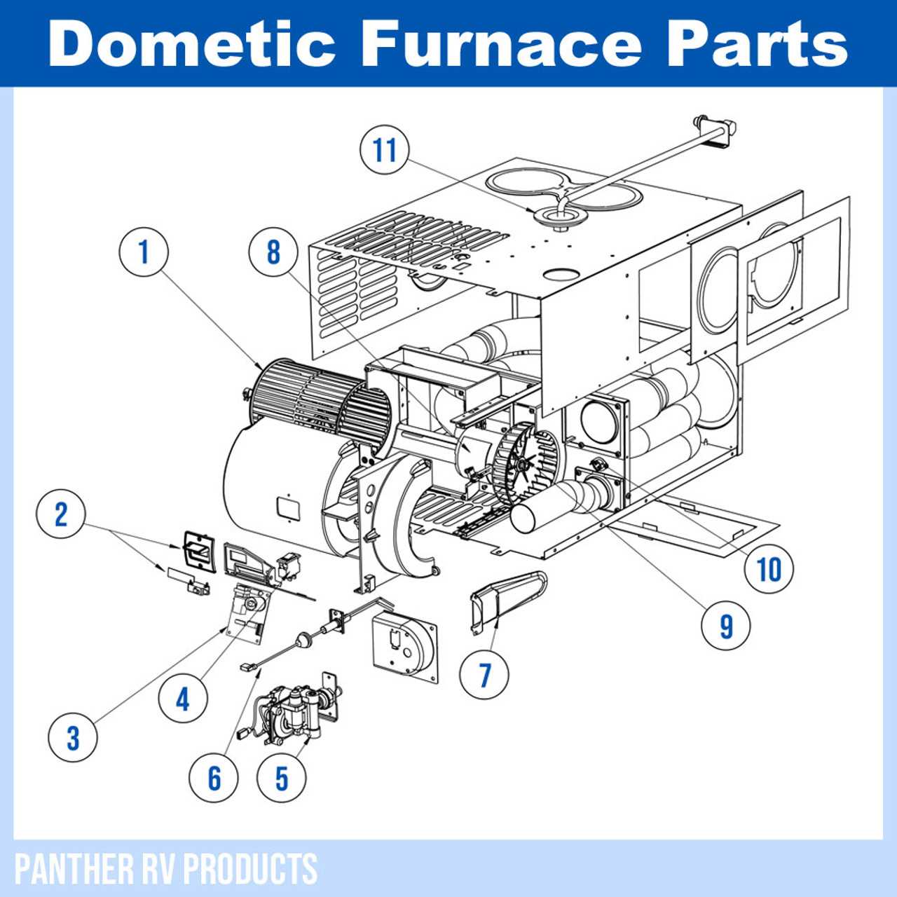 patio heater parts diagram