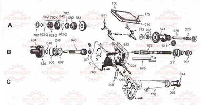 ford select o speed parts diagram