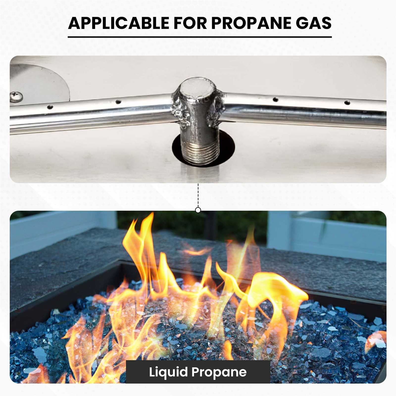 propane fire pit parts diagram