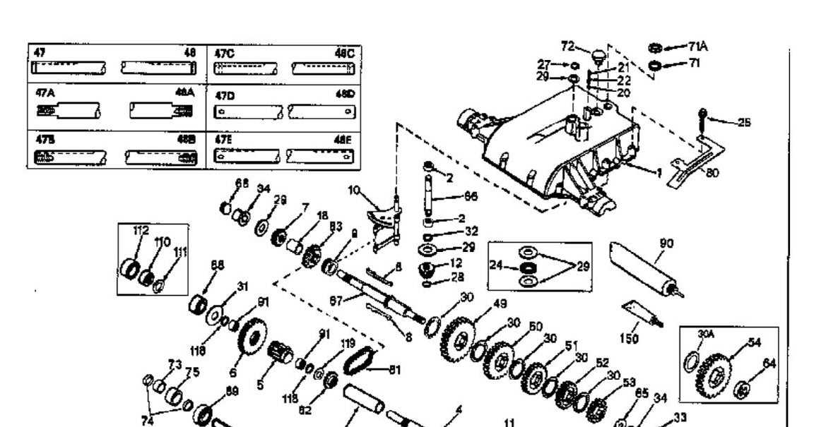 peerless transmission parts diagram