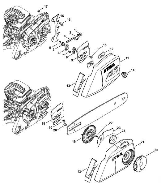 stihl ms291 parts diagram