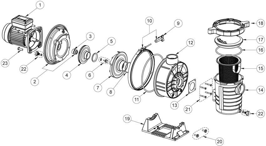 pentair challenger pump parts diagram