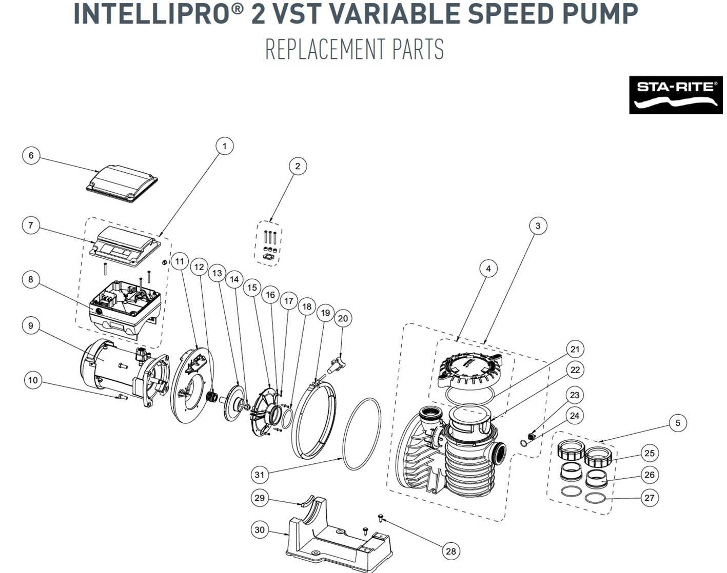 pentair superflo parts diagram