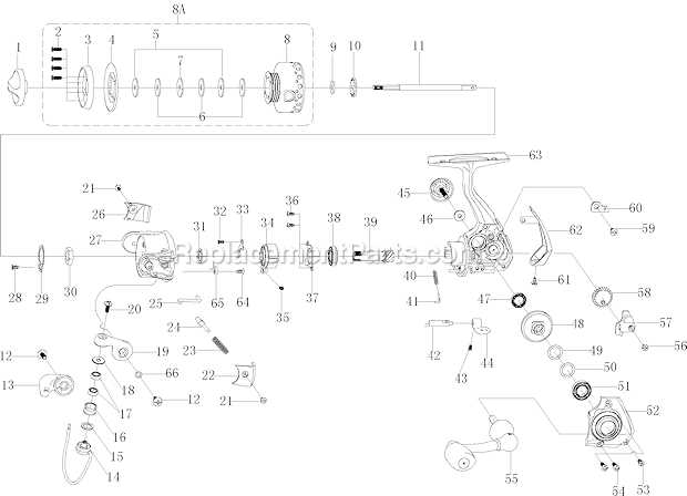 pflueger reel parts diagram