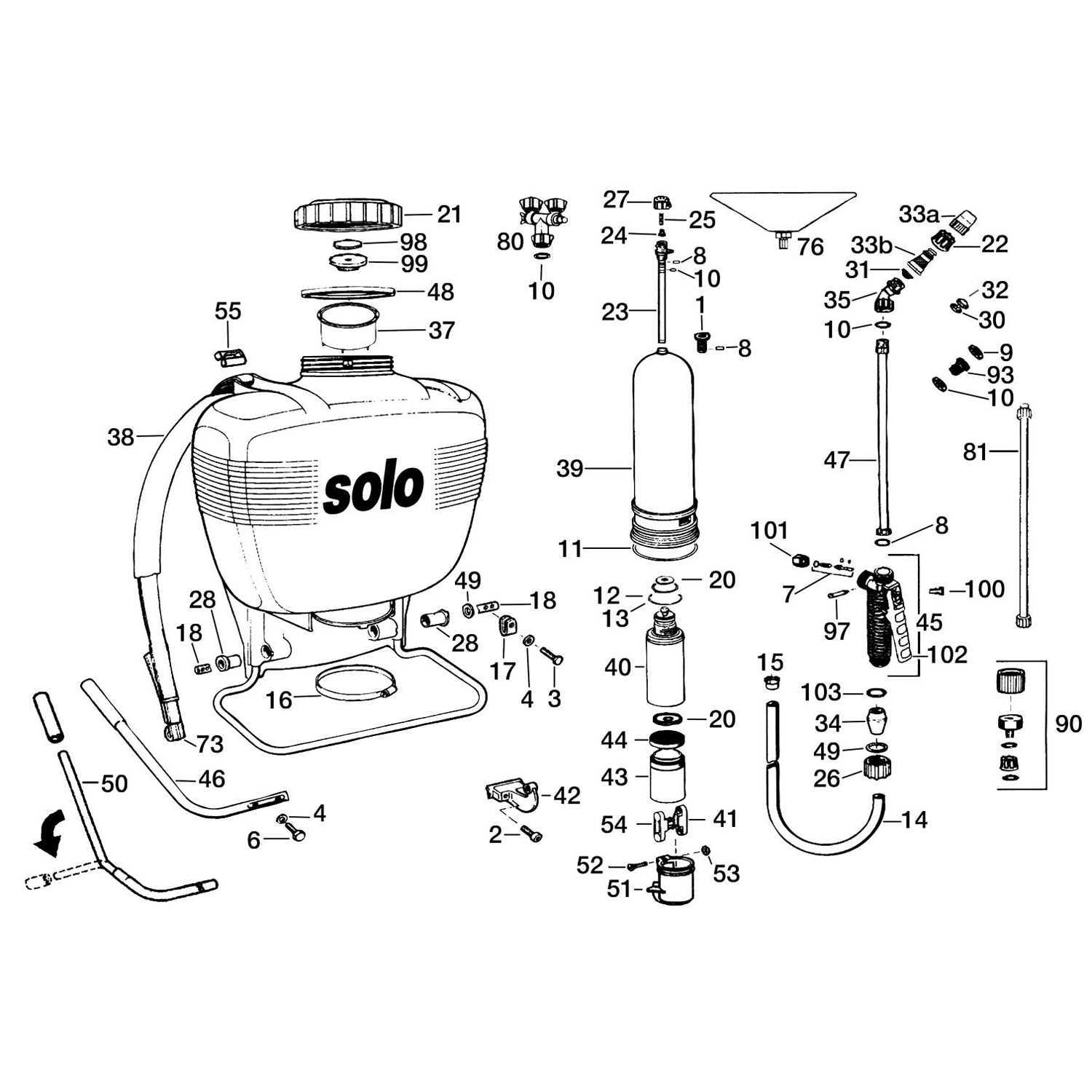 gilmour sprayer parts diagram