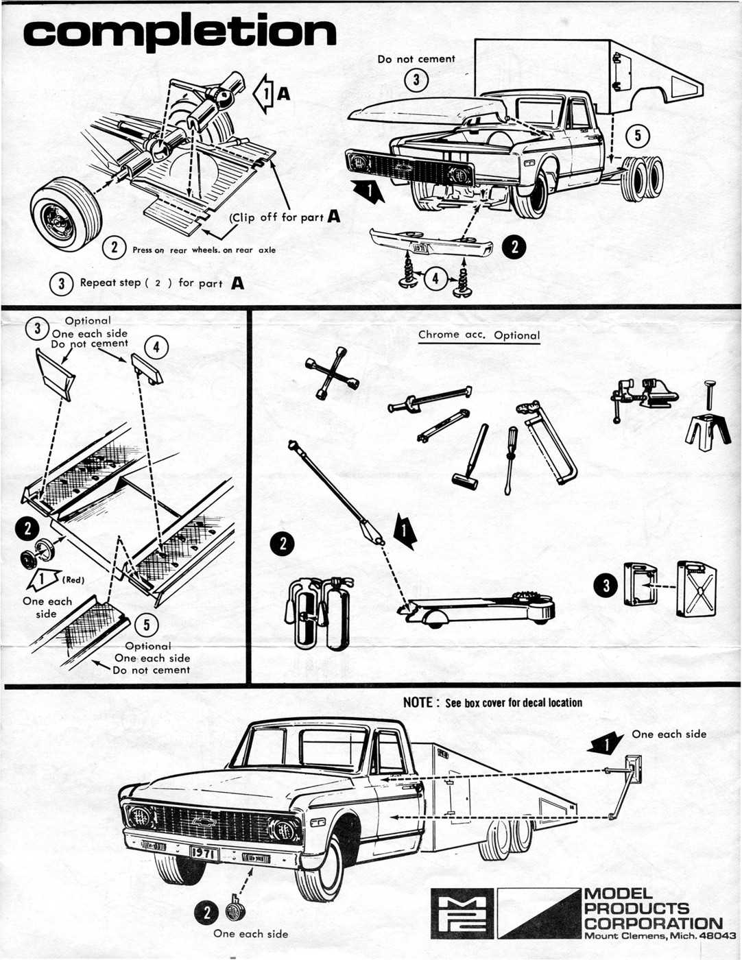 pickup truck body parts diagram