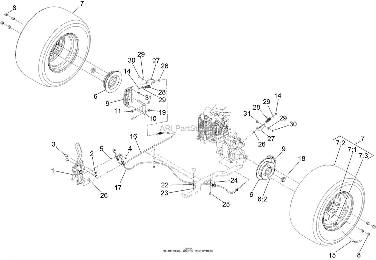 toro z master commercial parts diagram