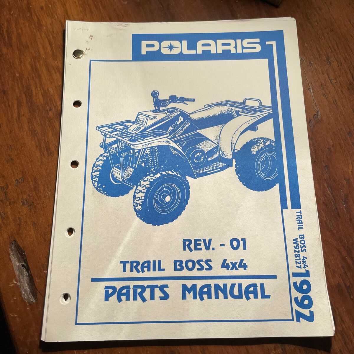 polaris trail boss 325 parts diagram