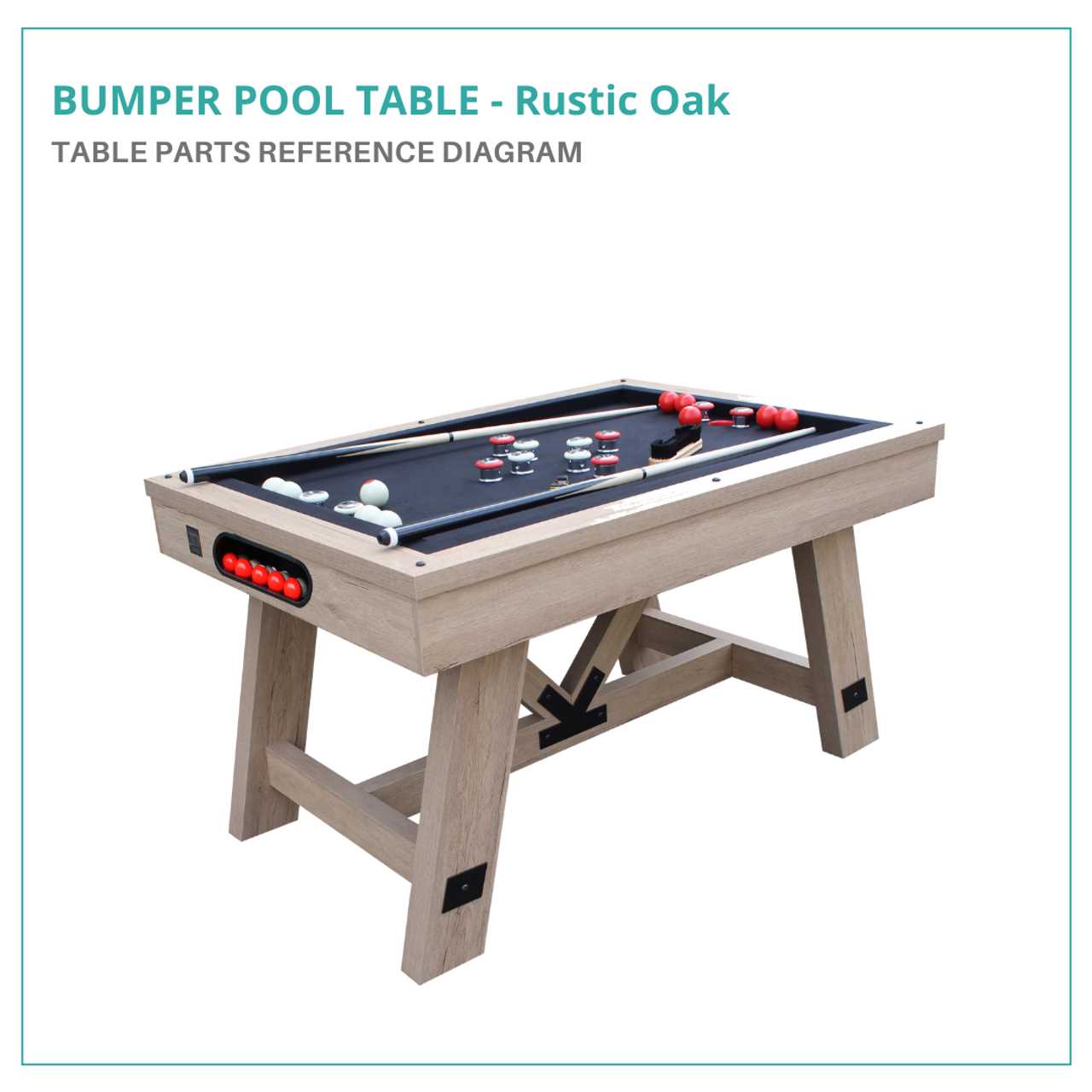 pool cue parts diagram