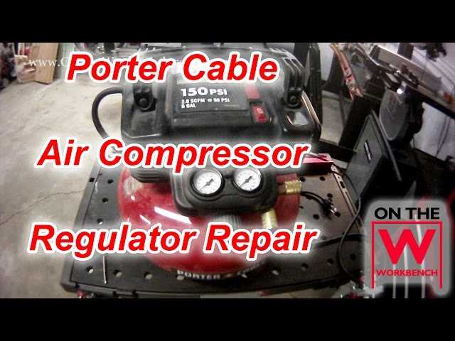 porter cable pancake compressor parts diagram