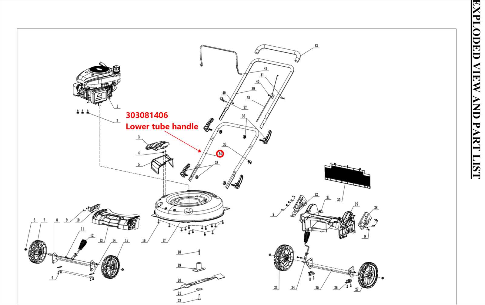 powersmart db2321sr parts diagram