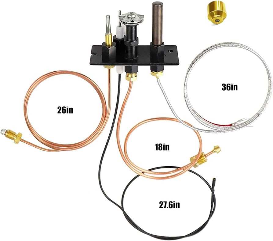 gas fireplace parts diagram