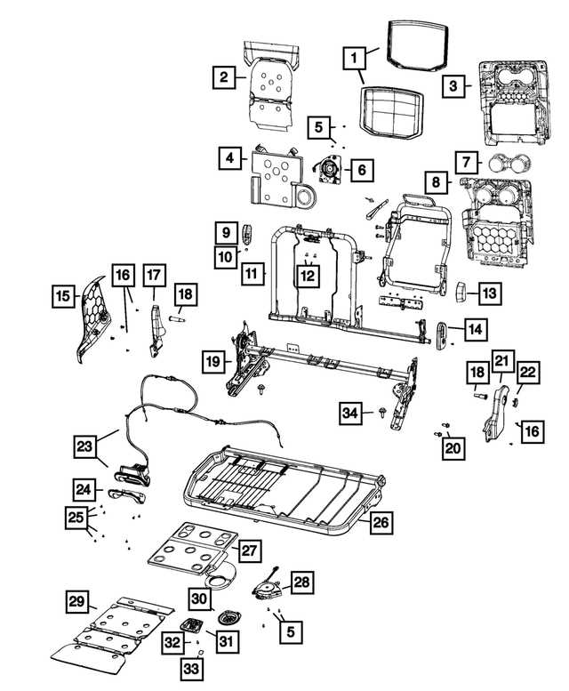 2019 ram 1500 parts diagram