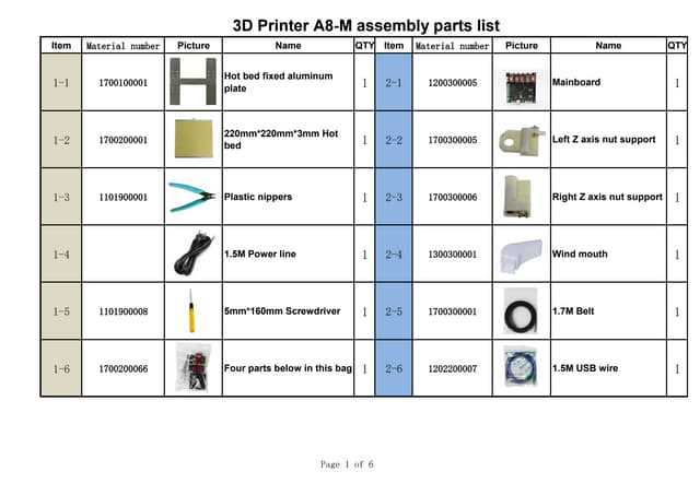 printer parts diagram