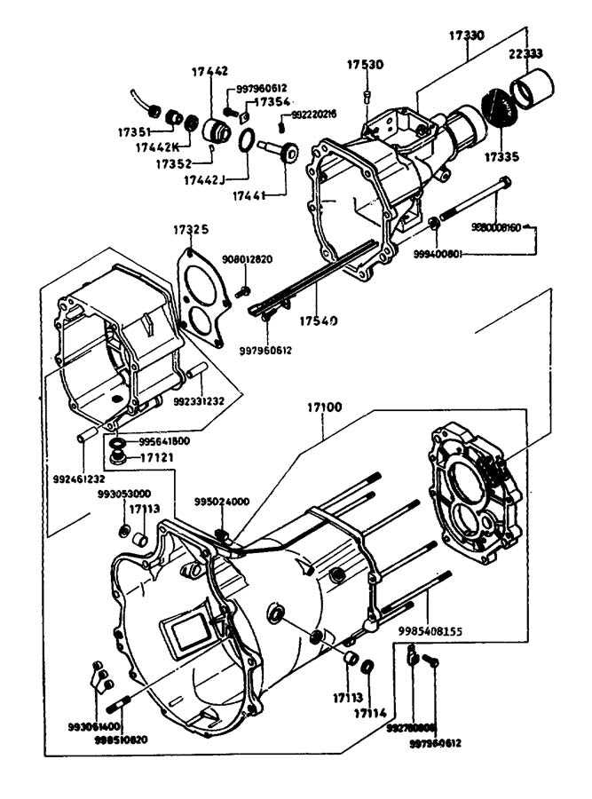 automatic transmission parts diagram