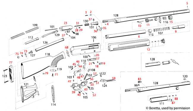 winchester model 1894 parts diagram