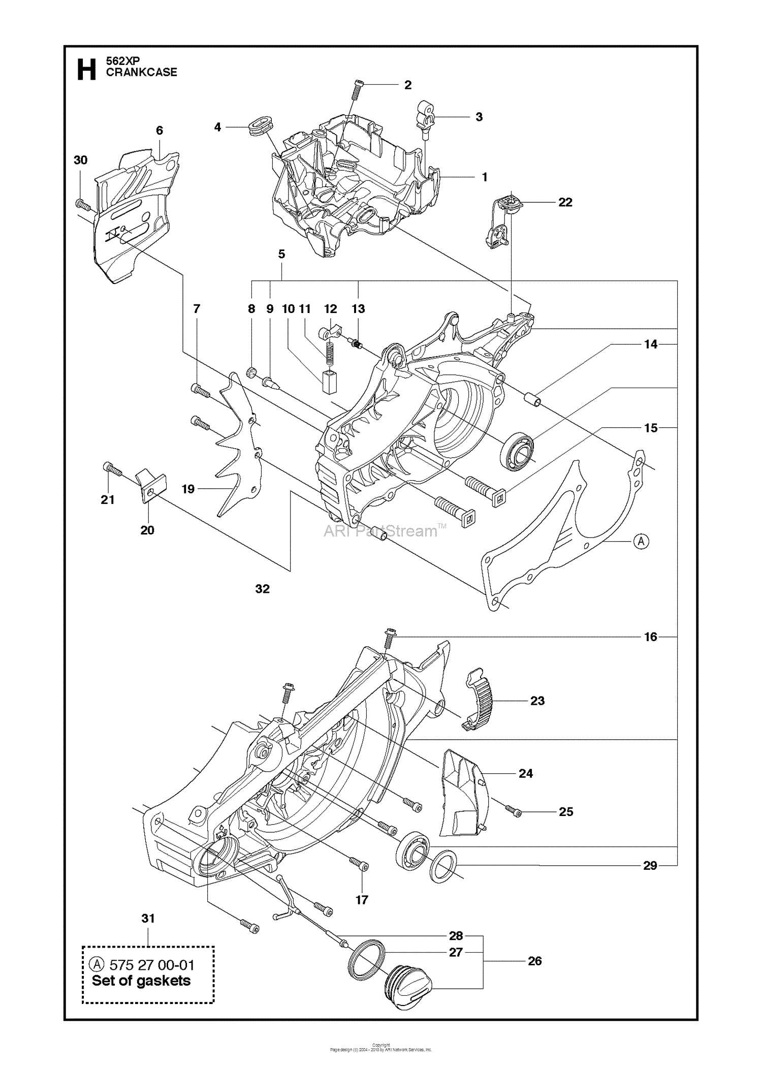 husqvarna 562xp parts diagram