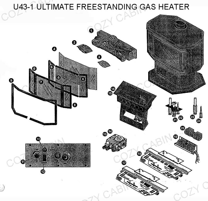 whitfield pellet stove parts diagram