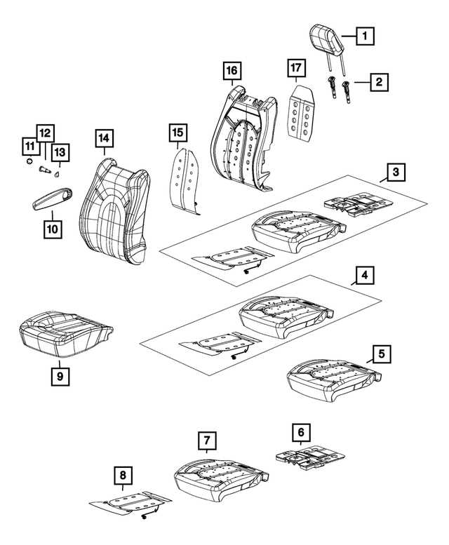 chrysler pacifica parts diagram