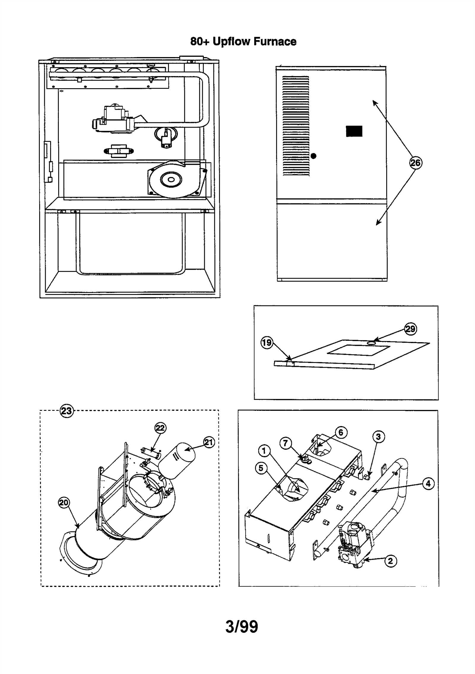 rheem furnace parts diagram